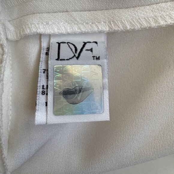 DVF Diane Von Furstenberg Carpreena Mini Shift Dress White Sz 2 - Picture 14 of 16